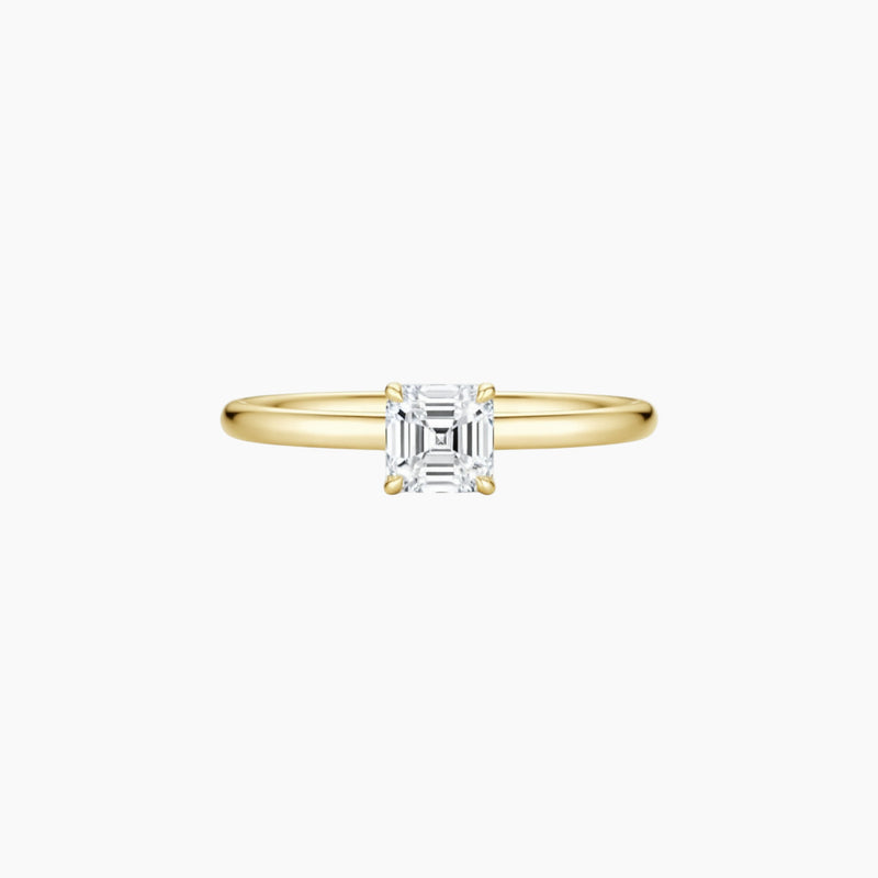 Classic Solitaire Ring - Asscher
