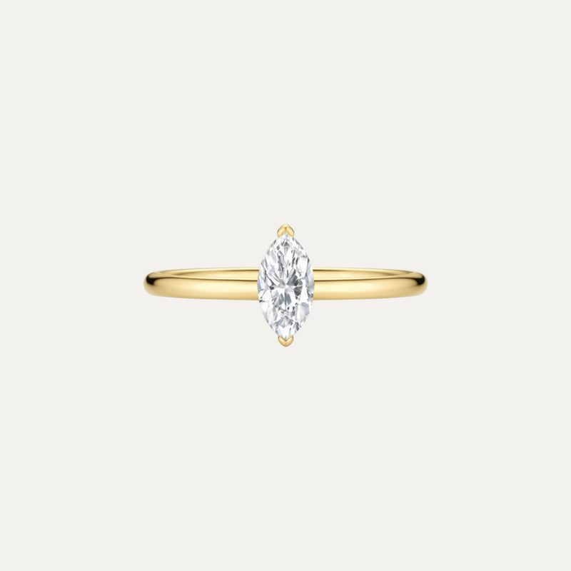 Classic Solitaire Ring - Marquise