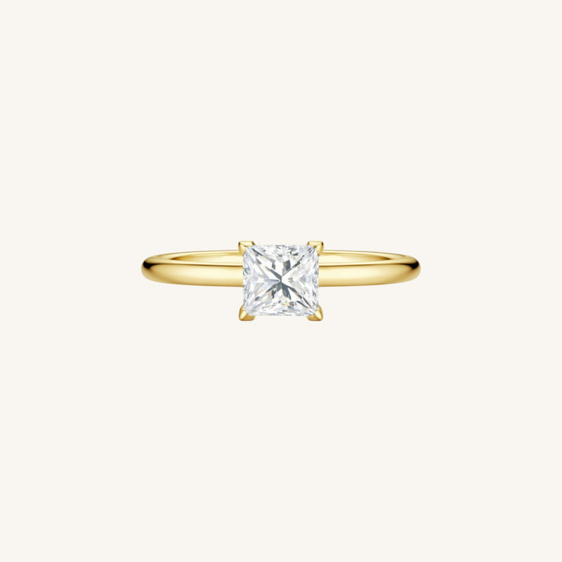 Classic Solitaire Ring - Princess