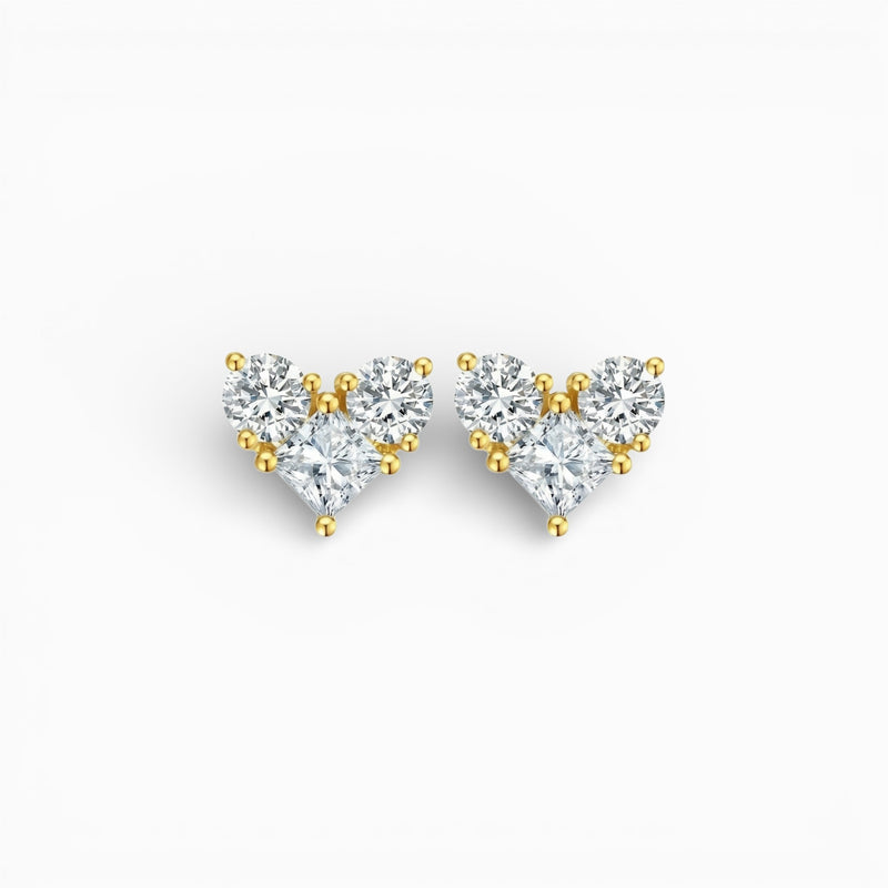 Heart Studs