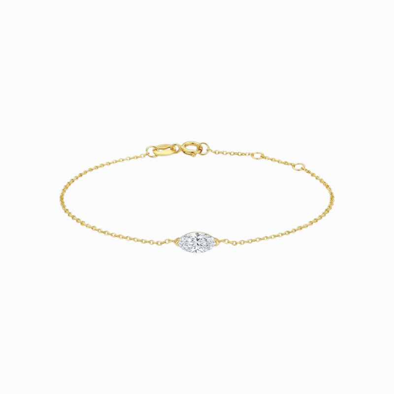 Solitaire Bracelet - Marquise